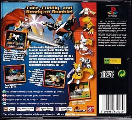 Digimon Rumble Arena - PS1 (B Grade) (Genbrug)